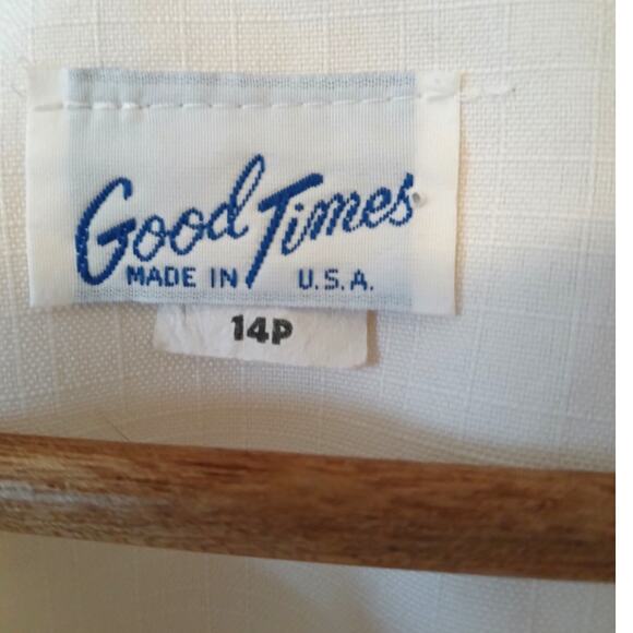 Vintage 80's Good Times White Button Up Blouse With Bows Sailor - Picture 3 of 6